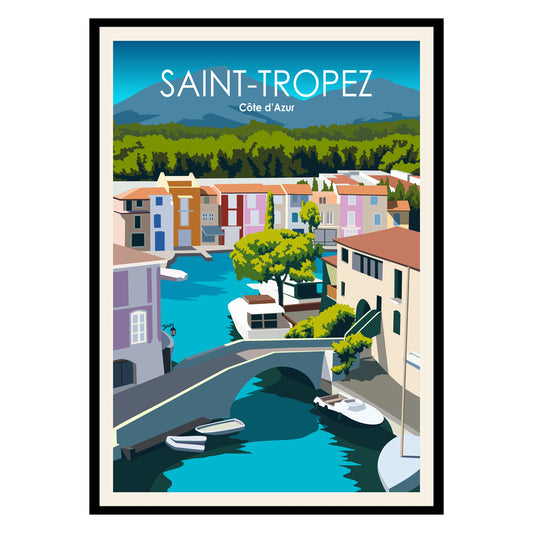 Saint-Tropez Côte d'Azur Poster