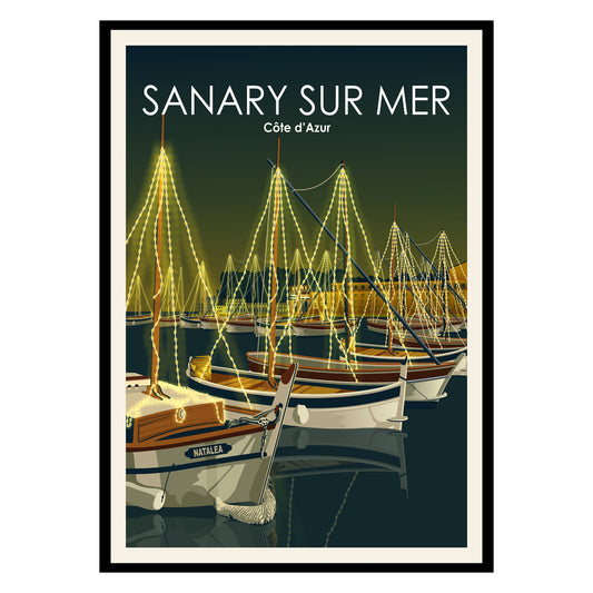 Sanary Sur Mer France Poster