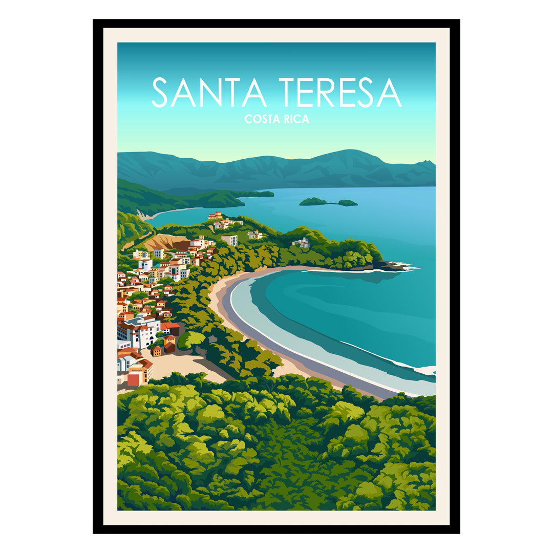 Santa Teresa Costa Rica Poster